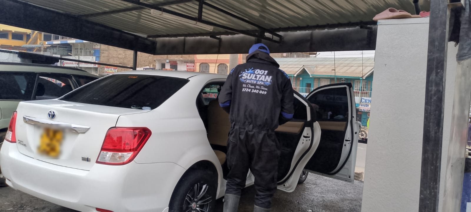 Detailing in progress at 001 Sultan